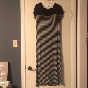 Striped maxi